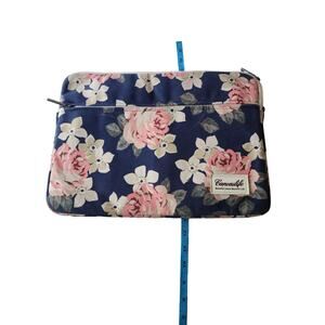 CANVASLIFE White Rose Elegant Floral 15" Laptop Bag